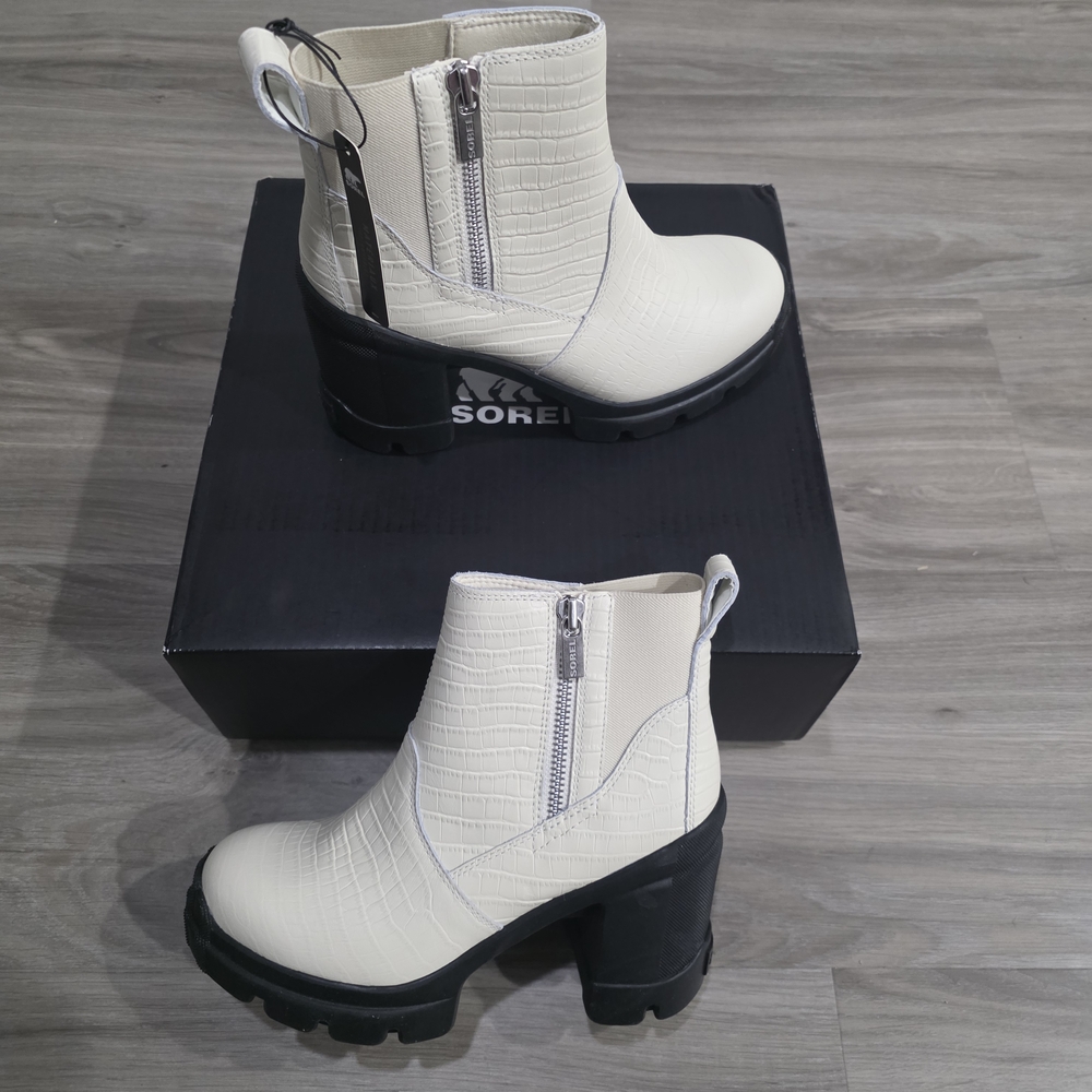 Sorel Caribou x heel Chelsea waterproof boots women's size 7 - Picture 8 of 10